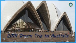 A poster for an Australia trip