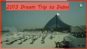 A poster for a Dubai trip