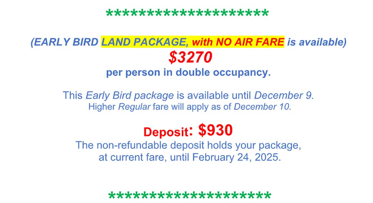 Dream Trip To Argentina - 2024 - Info 03