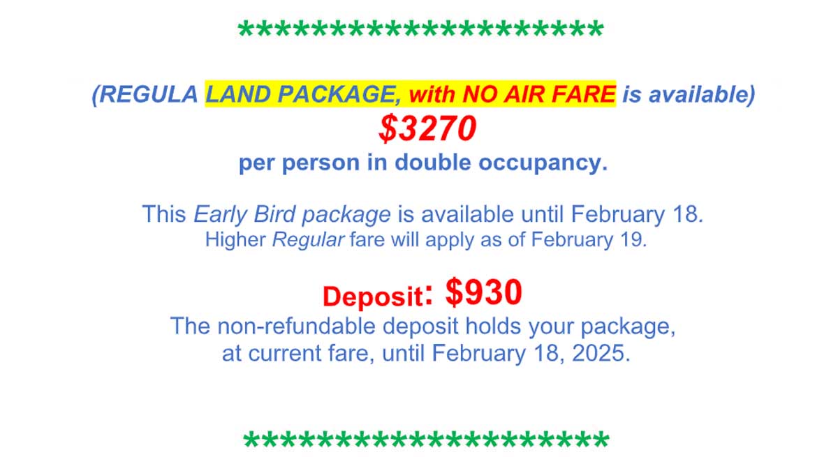 Dream Trip To Argentina - 2024 - Info 03